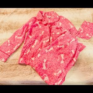 Valentine's Girls two piece pajama set